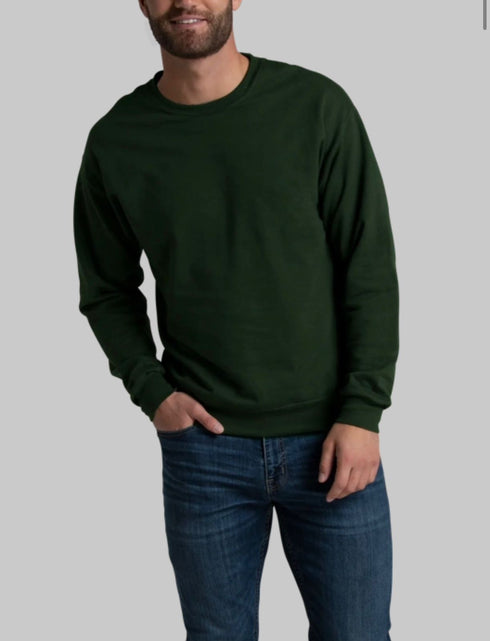 FRUIT OF THE LOOM EVERSOFT FLEECE CREW SWEATSHIRT